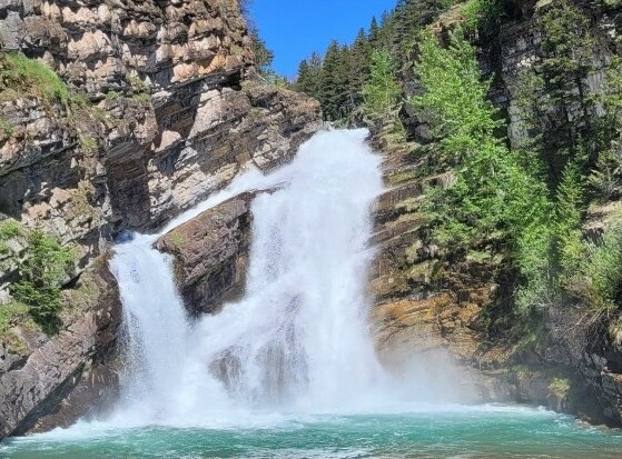 Cameron Falls at Waterton National Park