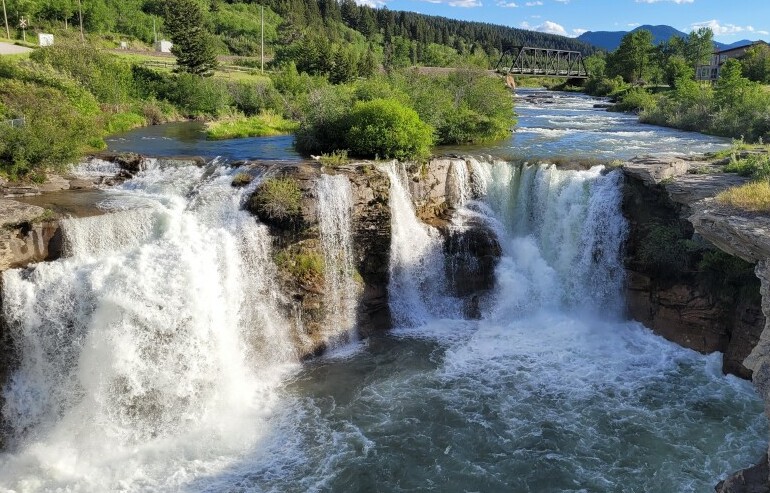 Lundbreck Water Falls