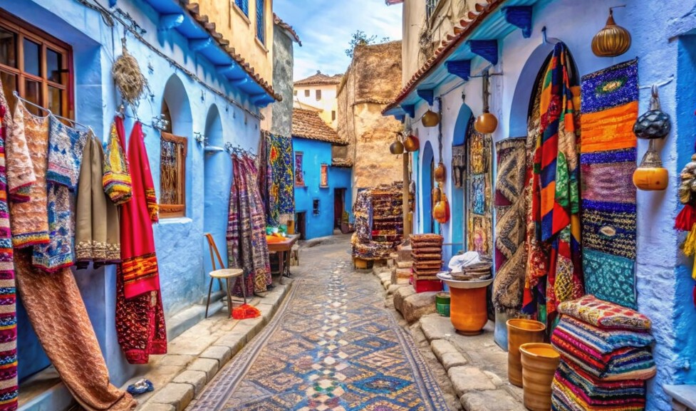 Colorful Markets of Chefchaouen, Morocco
